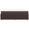 Boxspringbett mit Matratze Dunkelbraun 160x200 cm Stoff Produktbild-Vorschau 5