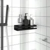 vidaXL Sprchová vanička matná černá 30x10x6 cm Kartáčovaná Náhled obrázku produktu 2