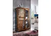 MASSIVMOEBEL24 Vitrine Altholz 90x38x140 mehrfarbig Produktbild-Vorschau 7