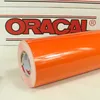 (5,60€/m²) Oracal® Möbelfolie 034 Orange Glanz 63 cm Breite Produktbild-Vorschau 2