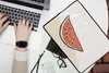 MuchoWow® Laptop Hülle 13 Zoll Sommer - Melone - Rot Produktbild-Vorschau 2