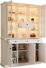 Vitrinenschrank 119,5 x 40 x 180 cm, 21 Ablagefächer, 4 Produktbild-Vorschau 8
