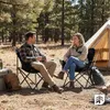 Chaise de camping Epifit GO300 noire, pliable, pour Voir les images du produit 3