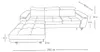 FurMeb24 ECKSOFA OLIVIO - 250 x 183 cm monolith 62 - mit Produktbild-Vorschau 7