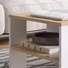 Couchtisch Vicco Wilmut Goldkraft Eiche/Weiß 89.8 x 46.4 cm Produktbild-Vorschau 4