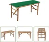 The Living Store Klappbare Gartenbank mit Auflage 118 cm Produktbild-Vorschau 1
