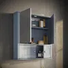 Vicco Spiegelschrank Bianco, 56 x 58 cm, Grau Produktbild-Vorschau 6