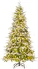 COSTWAY 190 cm albero di Natale artificiale con luci e Anteprima dell’immagine prodotto 1