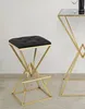 Mauro Ferretti Piramid Barstuhl 40x40x75 cm schwarz gold Produktbild-Vorschau 9