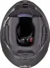 The inside of a black motorcycle helmet. Voir les images du produit