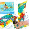 Materasso gonfiabile sull'acqua per il nuoto, lettino Anteprima dell’immagine prodotto 1