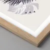 Gerahmtes Poster - Rahmen in heller Eiche - Grafiken Blatt Produktbild-Vorschau 2