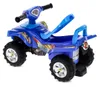 A blue toy quad bike for children, shown from a three-quarter side view against a white background. Produktbild-Vorschau