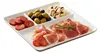 Plato de porcelana blanca de 25 cm para servir aperitivos Vista previa de la imagen del producto 1