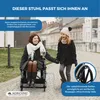Mobiclinic, Giralda, Faltrollstuhl, Rollstuhl für ältere Produktbild-Vorschau 6