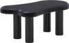 HOMLA Stolik kawowy ALTO lakierowany czarny 100x60x45 cm Podgląd zdjęcia produktu 1