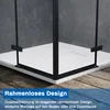 SONNI czarna kabina prysznicowa 80x90x195cm drzwi na Podgląd zdjęcia produktu 11