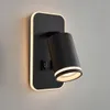Rohrring-Wandleuchte, schwarz, 1xGU10 + LED 6W Produktbild-Vorschau 4