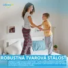 A mother and son are jumping on a bed, the image is overlaid with promotional text. Náhľad obrázku produktu