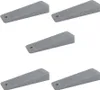 5x sossai Türkeile aus Hartgummi in Grau Türstopper Produktbild-Vorschau 1
