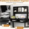 COSTWAY Schreibtischregal, Tischregal mit 4 Fächern, Produktbild-Vorschau 6
