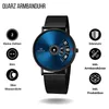 Herren Uhr Armbanduhr Männer Uhr Luxus Edelstahl schlank Produktbild-Vorschau 3