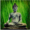 ARTland Leinwandbild Buddha Größe: 100x100 cm Produktbild-Vorschau 1