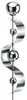 Kobolo Gartenstecker Gartenstab Edelstahl silber Produktbild-Vorschau 1