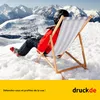 Chaise longue - rayures larges - lilas - pliable - en bois Voir les images du produit 6