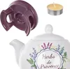 KADAX Théière 1L avec réchaud Set, Cafetière en porcelaine Voir les images du produit 8