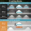 LED solární lampa detektor pohybu, závěsné světlo studená Náhled obrázku produktu 3