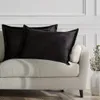 Kissenhülle Kissenbezug 2er Set 50x70 cm Schwarz Dekokissen Produktbild-Vorschau 3