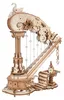 Puzzle 3D, Boîte à musique Harpe Magique, Bois, ROKR, 350 Voir les images du produit 8