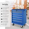 Servante d'atelier 7 tiroirs - bleu Voir les images du produit 2