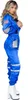 A woman wearing a blue astronaut costume. Produktbild-Vorschau