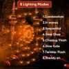 Halloween-Spinnennetz mit 70 LED-Lichtern, 8 Modi, Produktbild-Vorschau 2