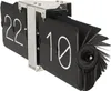 Karlsson - Flip Clock No Case - Schwarz/Chrom - 36x8.5x14cm Produktbild-Vorschau 6