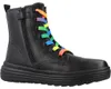 Geox J Phaolae, stivali da bambina con lacci, colore nero, Anteprima dell’immagine prodotto 5