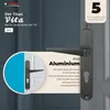 Domino Türgriff 72 Drückergarnitur PZ - Profilzylinder Set Produktbild-Vorschau 6