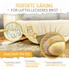 KRUSTENZAUBER Gärkorb zum Brotbacken rund 25cm - Rundes Produktbild-Vorschau 5