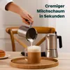 SILBERTHAL Milchaufschäumer Manuell - Edelstahl - 400ml - Produktbild-Vorschau 2