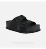 Geox Schwarze Damenpantoffeln Sandybett High 39 Produktbild-Vorschau 2