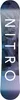A snowboard with the brand name 'NITRO' printed vertically on it, against a gradient background. Produktbild-Vorschau