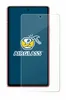 A screen protector is placed over a smartphone. Produktbild-Vorschau