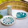 Teller 4er-Set MONSTERA, Ø 20,5 cm, nature desert, KOZIOL Produktbild-Vorschau 3