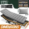 Lit de camp ELONEO avec matelas rembourré – pliable, Voir les images du produit 8