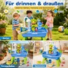 Kinder-Wassertisch, 4-in-1 Spiel-Wasserbecken mit Produktbild-Vorschau 7