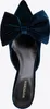 Décolleté da donna Wittchen con fiocco, blu navy, tessuto Anteprima dell’immagine prodotto 4