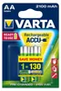 1x2 Varta RECHARGE ACCU Power 2400 mAH AA Mignon NiMH Produktbild-Vorschau 4