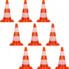 ECD Germany 9 Stück Verkehrskegel Pylone 47 cm, Produktbild-Vorschau 1